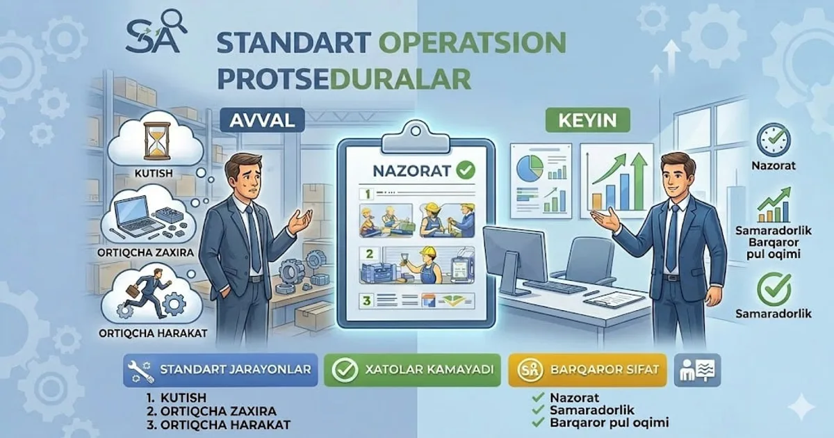 STANDART OPERATSION PROTSEDURALAR (SOP)