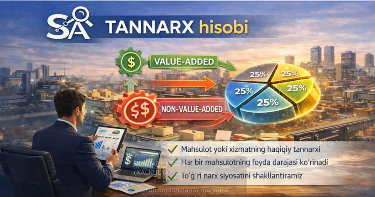 TANNARX HISOBI (KALKULYATSIYA)